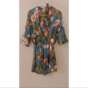 Tropical Leaves Romper